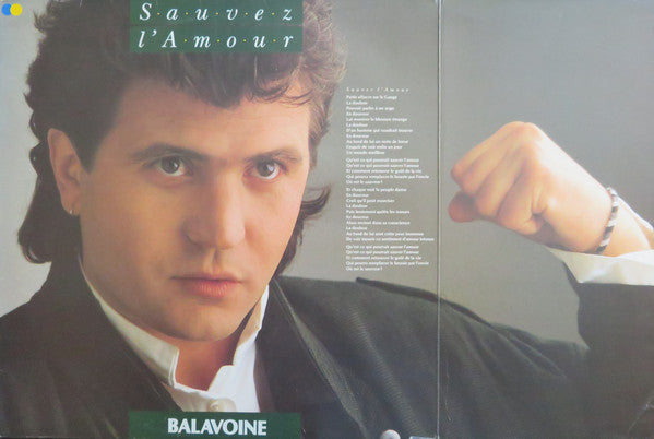 Daniel Balavoine : Sauver L'Amour (LP, Album)