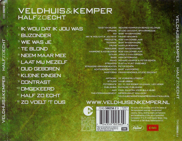 Veldhuis & Kemper : Half Zo Echt (CD, Album)