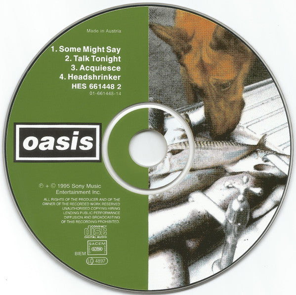 Oasis (2) : Some Might Say (CD, Single)