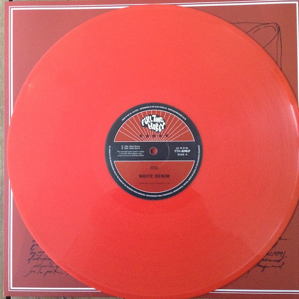 White Denim : Fits (LP, Album, Ltd, RP, Red)