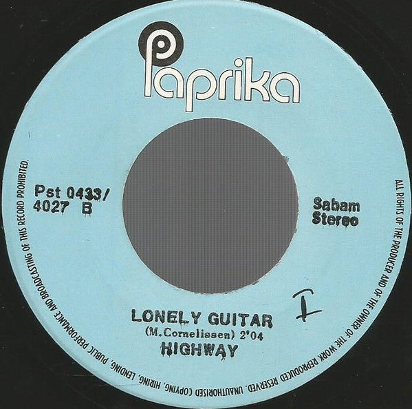 Highway (3) : Shake Hands (7", Single)