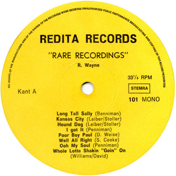 Little Richard : The Rare: Little Richard (LP, Comp, Unofficial)