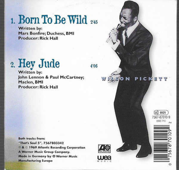 Wilson Pickett : Born To Be Wild / Hey Jude (CD, Single)