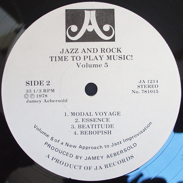 Jamey Aebersold : Time To Play Music! (LP)