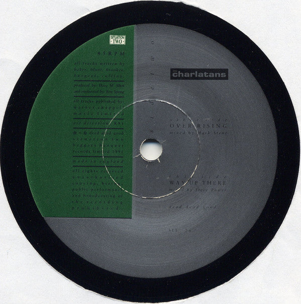 The Charlatans : Over Rising (7", Single)