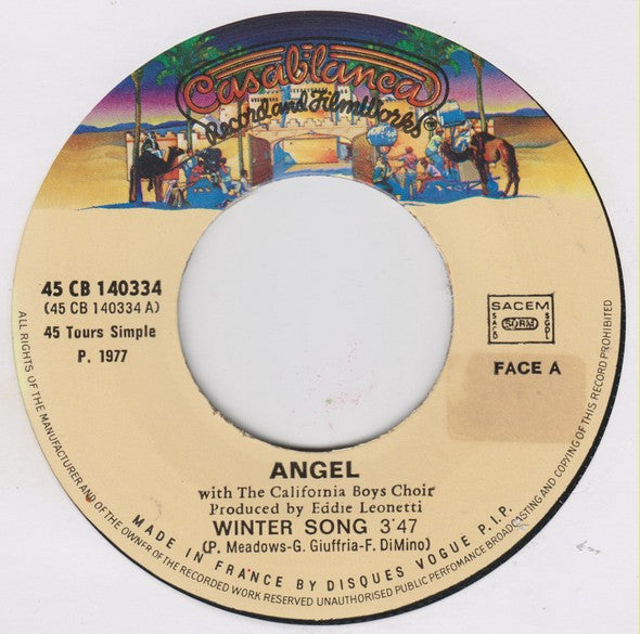 Angel (24) With The California Boys' Choir : Winter Song (7", Single)