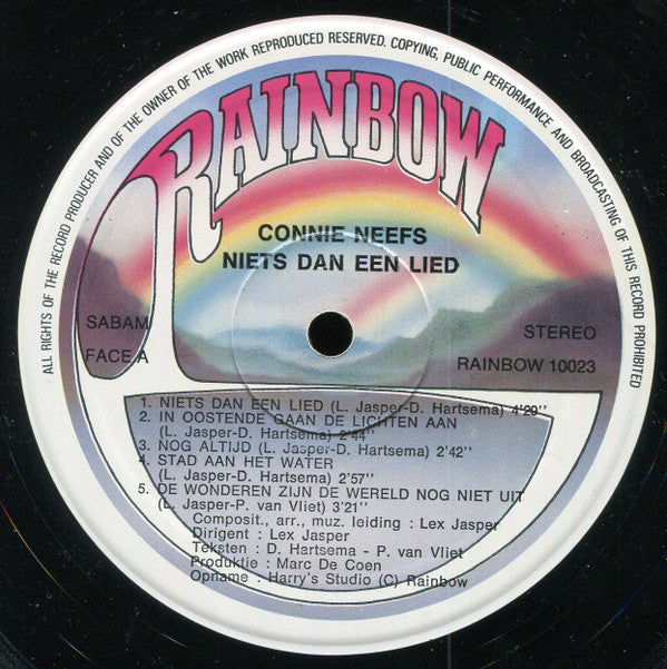 Connie Neefs : Niets Dan Een Lied (LP, Album)