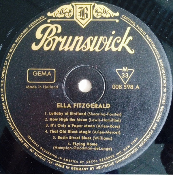 Ella Fitzgerald : Ella (LP, Comp, Mono)