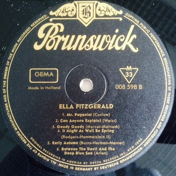 Ella Fitzgerald : Ella (LP, Comp, Mono)