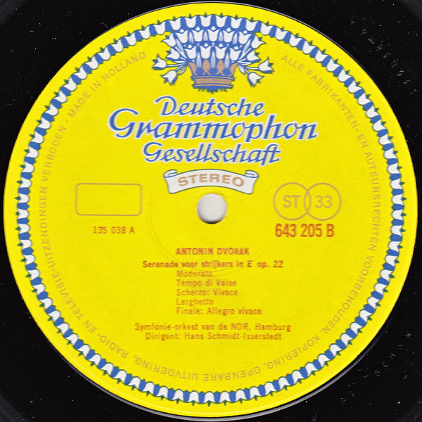 Wolfgang Amadeus Mozart, Antonín Dvořák : Eine Kleine Nachtmusik In G KV 525 / Serenata Notturna In D KV 239 / Serenade Voor Strijkers (LP, Comp, Gat)