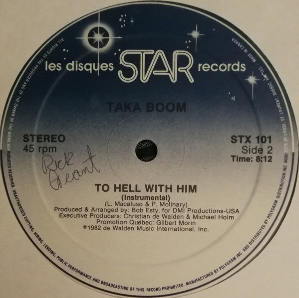 Taka Boom : To Hell With Him (12")