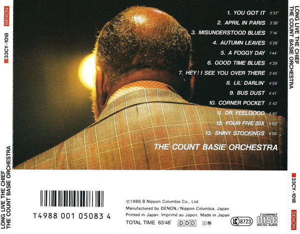 Count Basie Orchestra : Long Live The Chief (CD, Album)