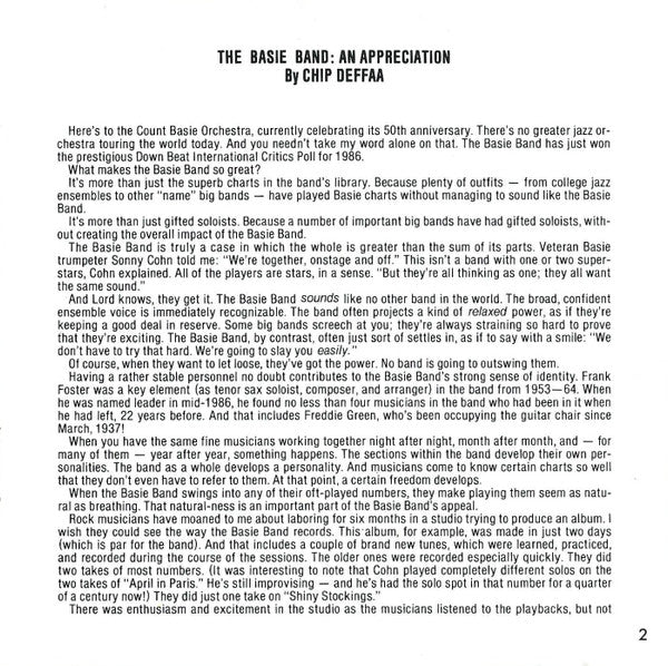 Count Basie Orchestra : Long Live The Chief (CD, Album)