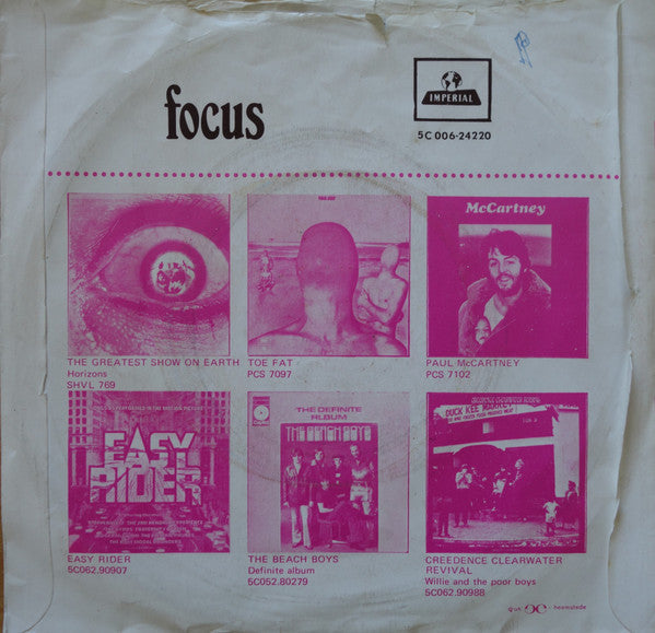 Focus (2) : Why Dream (7", Single)