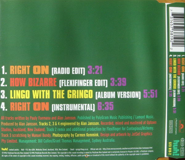 OMC : Right On (CD, Maxi)