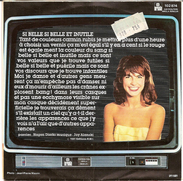 Lio : Amicalement Vôtre (7", Single)