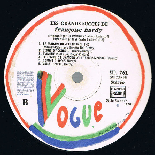 Françoise Hardy : Les Grands Succès De Françoise Hardy - Greatest Hits (LP, Comp, RE, Gat)