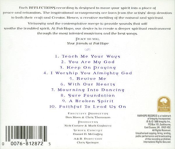 Unknown Artist : Reflections - Saxophone (CD, Comp)