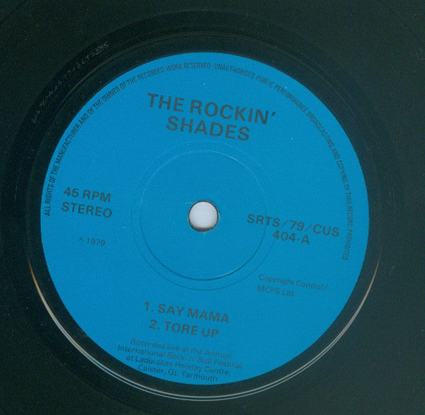 The Rockin' Shades : The Rockin' Shades Live At Caister (7", EP)