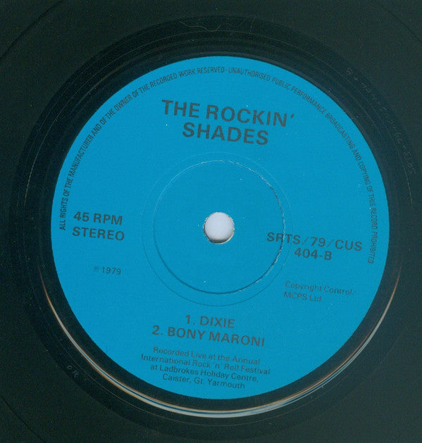 The Rockin' Shades : The Rockin' Shades Live At Caister (7", EP)