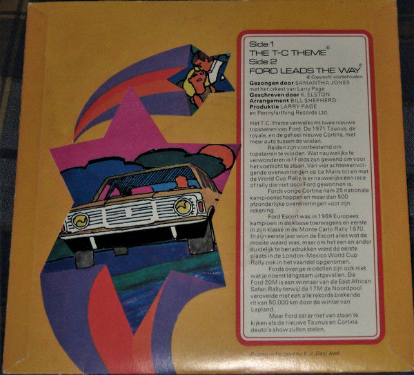 Samantha Jones : The T-C Theme (7", Single)