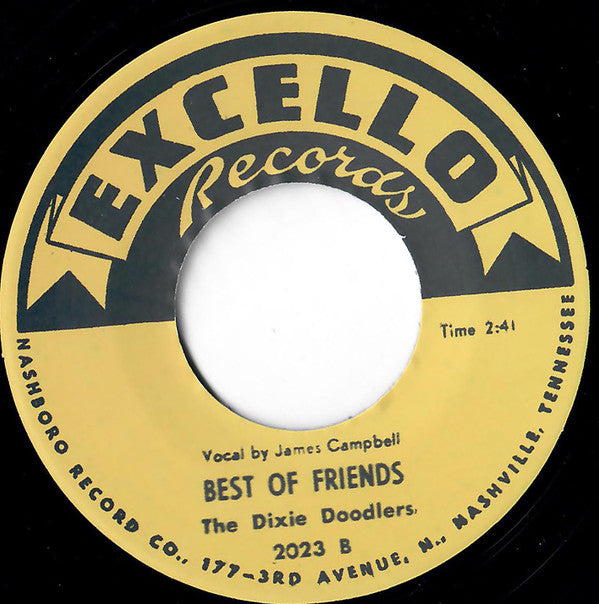 The Dixie Doodlers : She Was All I Had / Best Of Friends (7", Single, RE, Unofficial)