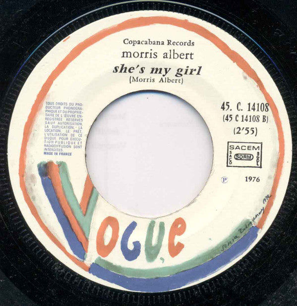 Morris Albert : Memories - She's My Girl  (7")