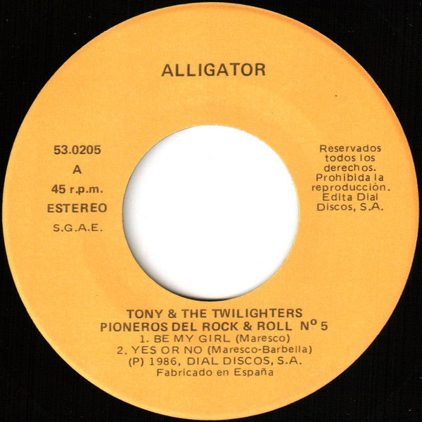 Tony & The Twiliters : Tony & The Twilighters (7", EP)