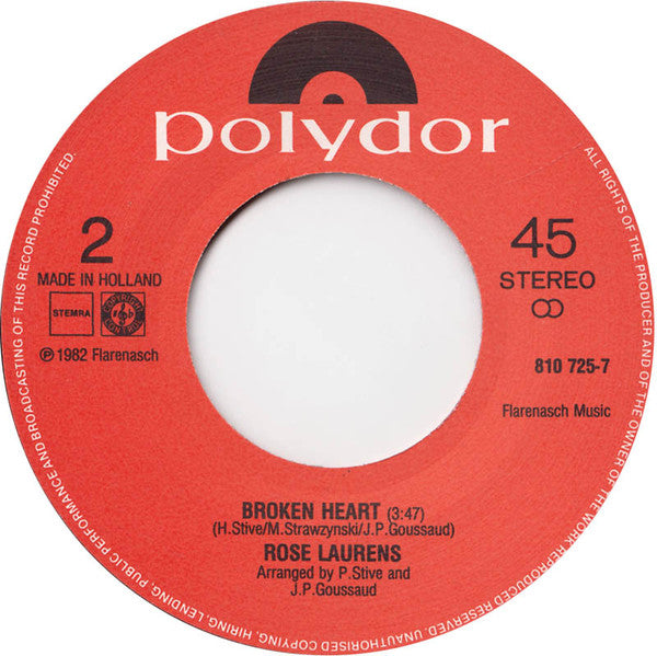 Rose Laurens : Africa (Vaudou Master) (7", Single)