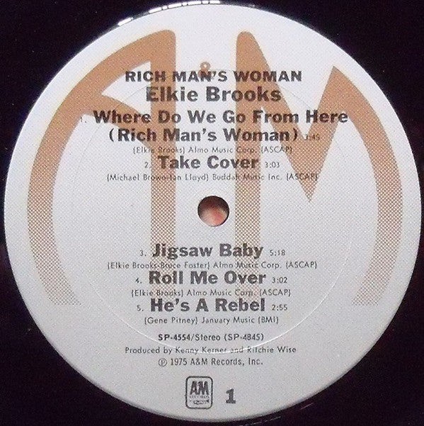 Elkie Brooks : Rich Man's Woman (LP, Album)