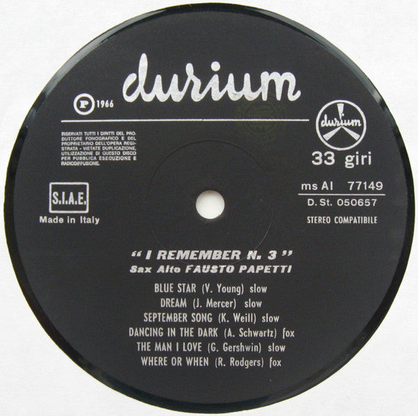 Fausto Papetti : Misty (LP, Album)