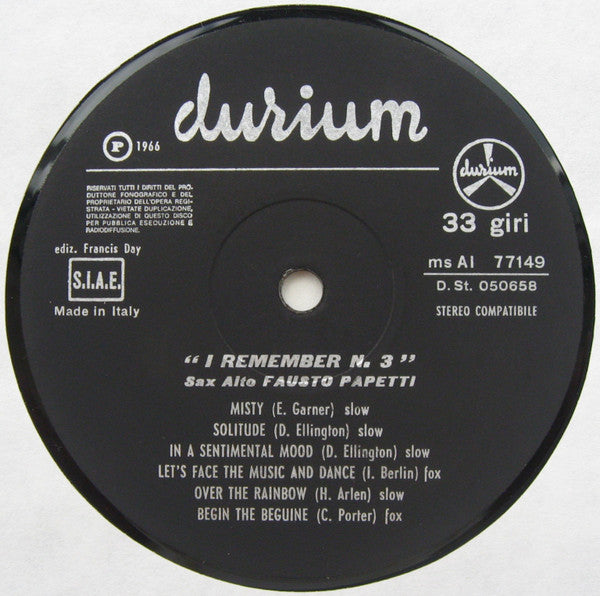 Fausto Papetti : Misty (LP, Album)