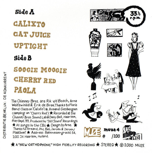 Chimney Brothers : Ripollet (7", EP, Ltd, Num, Red)