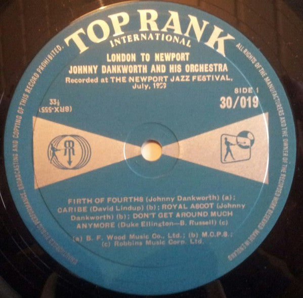 The John Dankworth Orchestra : London To Newport (LP, Album)