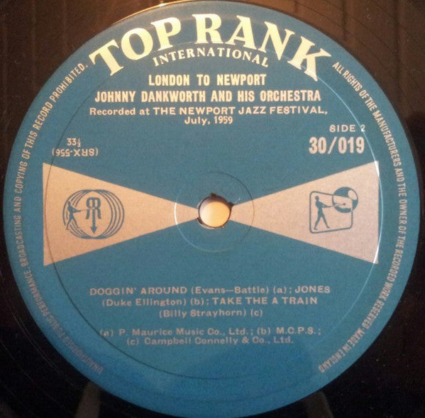 The John Dankworth Orchestra : London To Newport (LP, Album)