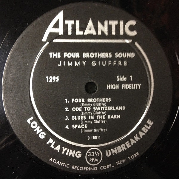 Jimmy Giuffre : The Four Brothers Sound (LP, Album, Mono)