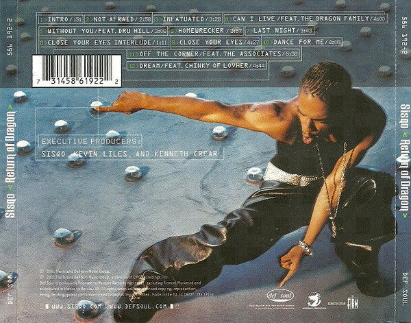 Sisqo : Return Of Dragon  (CD, Album)