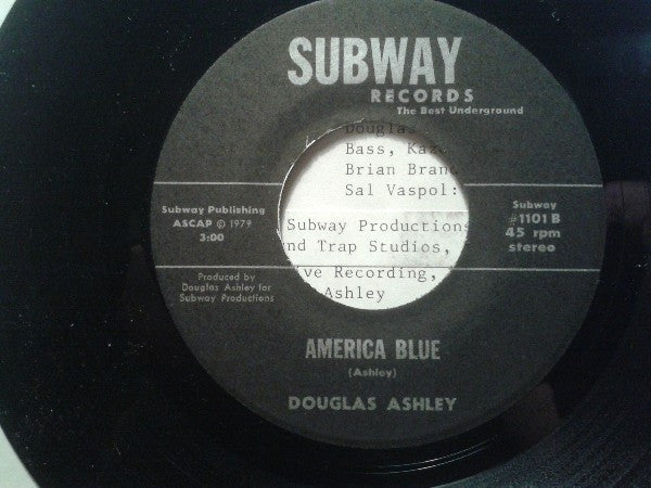 Douglas Ashley : Do Ya Wanna Know Me / America Blue (7", Single)