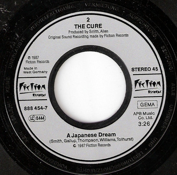 The Cure : Why Can't I Be You? (7", Single)