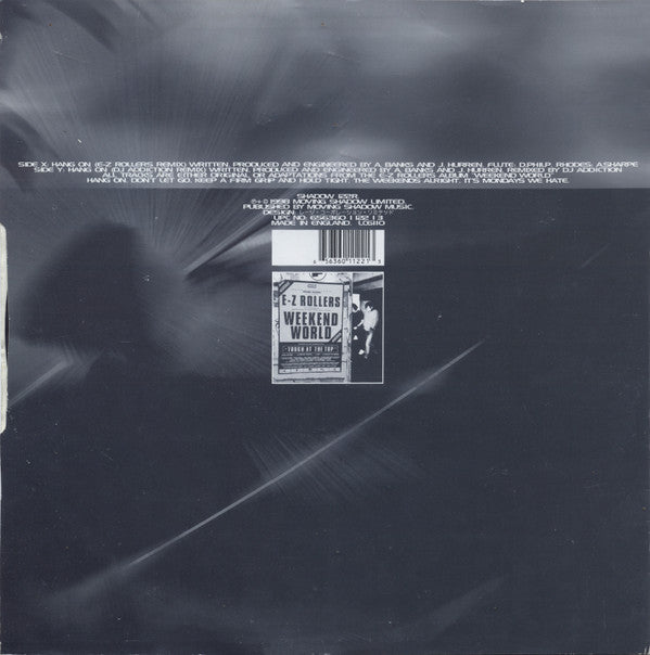 E-Z Rollers : Hang On - The Remixes By E-Z Rollers + DJ Addiction (12")