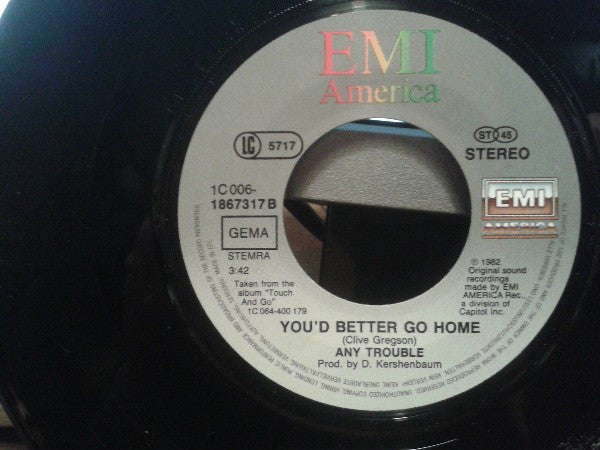 Any Trouble : Foundations (7", Single)