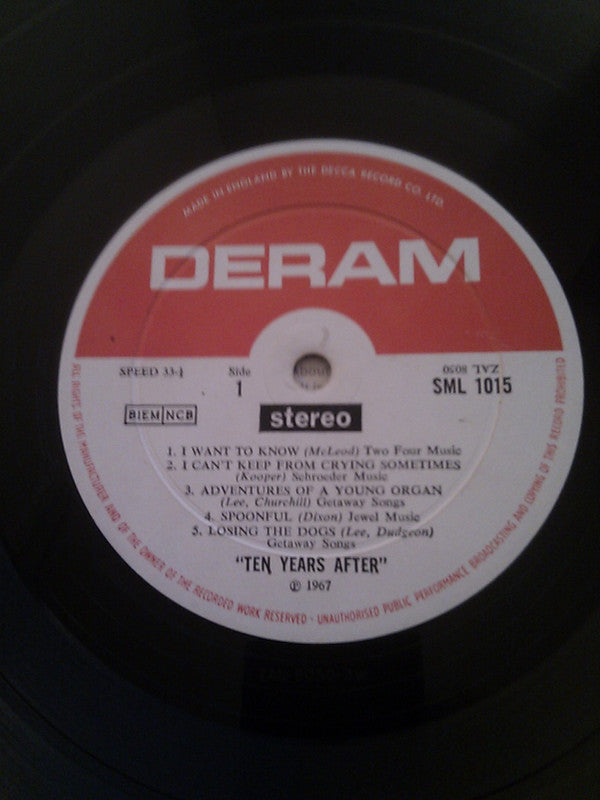 Ten Years After : Ten Years After (LP, Album)