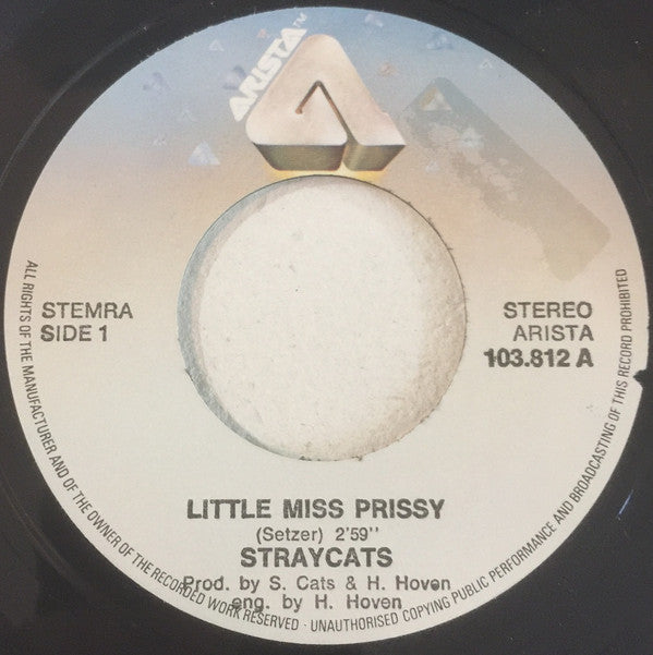 Stray Cats : Little Miss Prissy (7", Single)