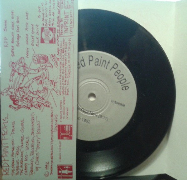 Red Paint People : Spludge Fest Now (7", EP)