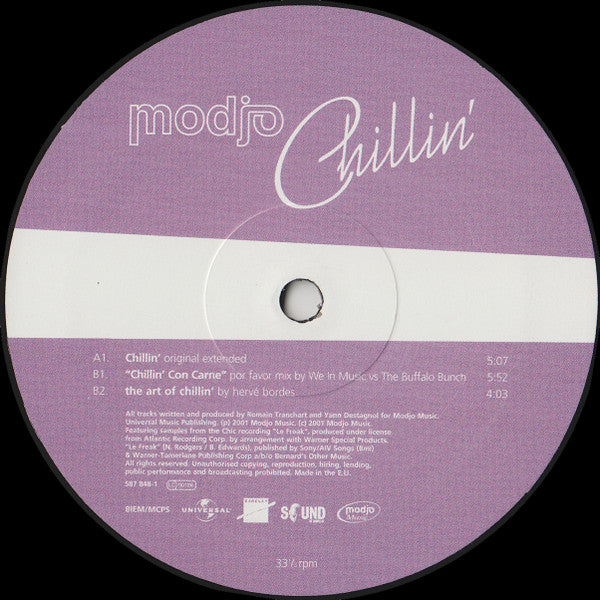 Modjo : Chillin' (12")
