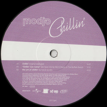 Modjo : Chillin' (12")
