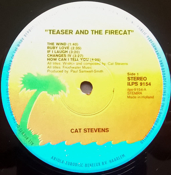 Cat Stevens : Teaser And The Firecat (LP, Album, RE, Gat)