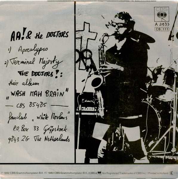 AA & The Doctors : Apocalypso (7", Single)
