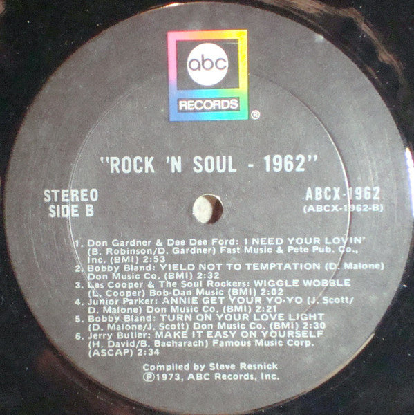 Various : Rock 'N' Soul 1962 (LP, Comp)