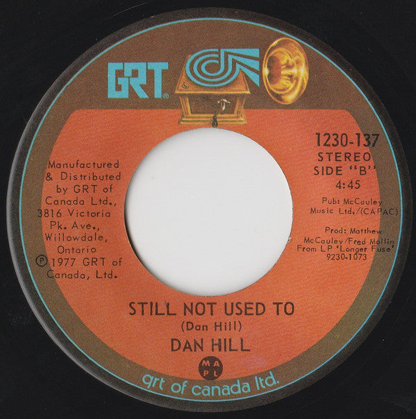 Dan Hill : Sometimes When We Touch (7", Single)